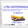 Liebherr Crane LTM1400 7.1 D9508A7 D936A7 OW UW Electrical Wiring Diagram DE 1
