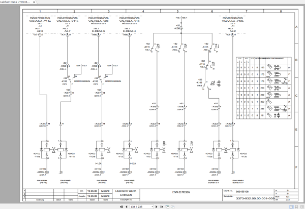 Liebherr Crane LTM1400 7.1 Schematics Electrical Diagram SPL ES 300d60f5db28fdb31