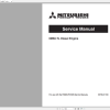 Mitsubishi Forklift Trucks 6M60 TL Diesel Engine Service Manual 99709 51100 1