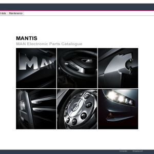 Scania Multi 05.2022 EPC Workshop MANTIS EPC v688 08.2022 Electronic Parts Catalog DVD 1