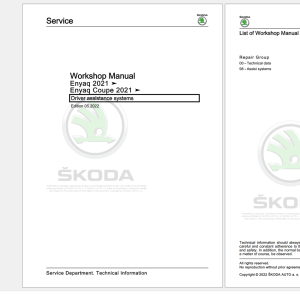 Skoda Training Manuals Workshop Service Manuals Updated 2022 DVD EN 1