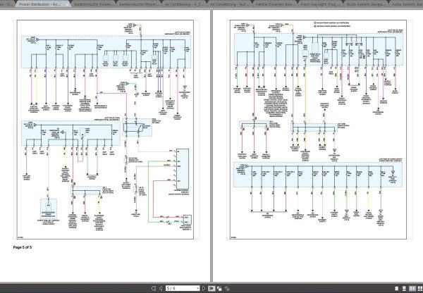 Toyota Highlander 2017 4WD V6 3.5L 2GR FXS Hybrid Electrical Wiring Diagrams 1