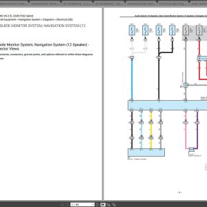 Toyota Highlander 2017 4WD V6 3.5L 2GR FXS Hybrid Electrical Wiring Diagrams 2