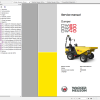 Wacker Neuson Wheel Dumper DW30 Operator Service Manual Spare Parts Catalog 1