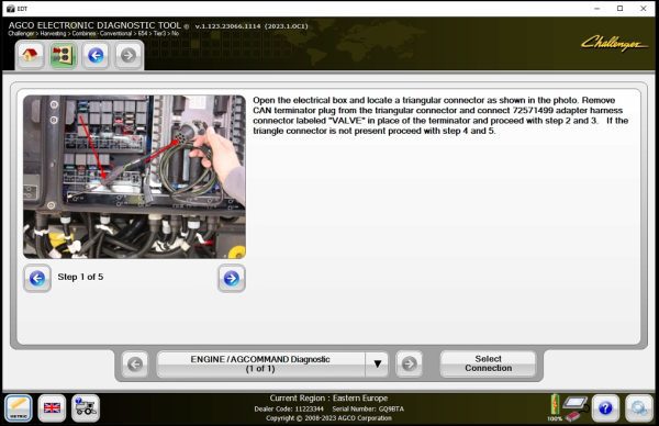 AGCO EDT Electronic Diagnostic Tool Updated 03.2023 Diagnostic Software 12