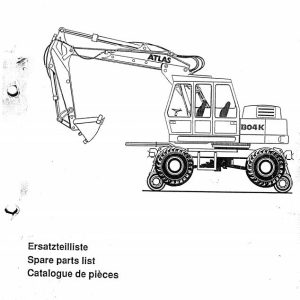 Atlas Excavator 1304K Spare Parts Catalog 1