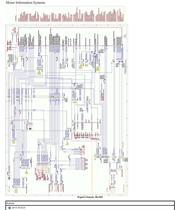 Autocar Truck 2013 16 ACX Wiring Diagram 1