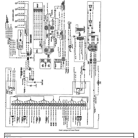 Autocar Truck WX-WXLL Wiring Diagram
