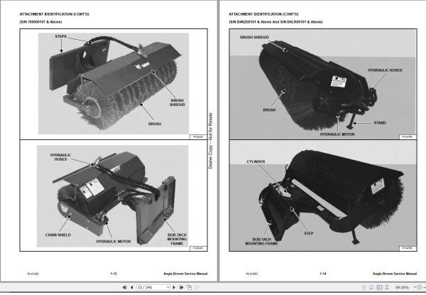 Bobcat Angle Broom 48 68 84 Service Manual 6900895 01.2020 1