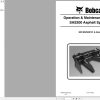 Bobcat Asphalt Spreader SAS200 Operation and Maintenance Manual 7398837 2020