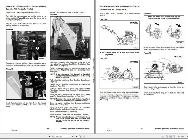 Bobcat Backhoe B32S B32V B35S B35V Operation and Maintenance Manual 7398835 2020 1