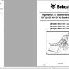 Bobcat Backhoe Loader B730 B750 B780 Operation and Maintenance Manual 7286755 2020