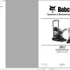 Bobcat Compact Excavator E08 Operation and Maintenance Manual 7349187 2020