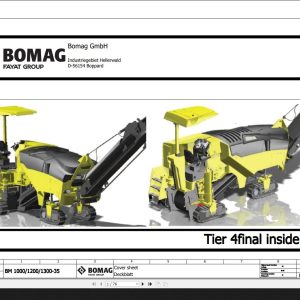 Bomag BM1000 1200 1300 35 Wiring Diagram Function 261 2014 EN DE