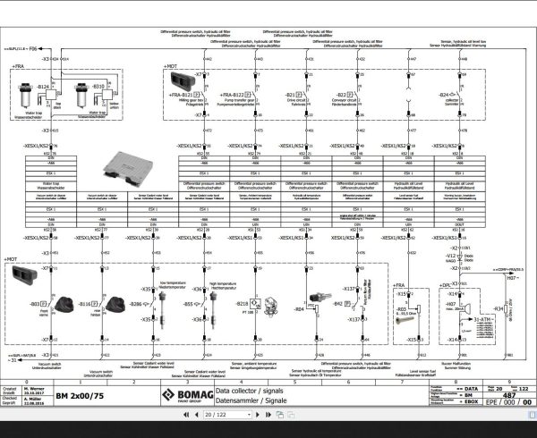 Bomag BM2x00 75 Wiring Diagram Function 487 2017 EN DE 1