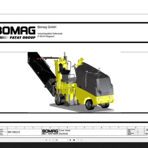 Bomag BM500 15 Wiring Diagram Function 98 2011 EN DE