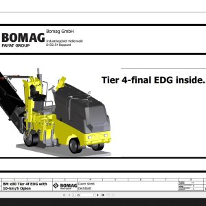 Bomag BMx00 Tier 4f EDG inside Wiring Diagram Function 708 2020 EN DE