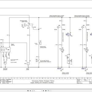 Bomag BPR75 60 D 3 HD 3 Circuit Diagram Drawing No69250006 2000 EN DE 1