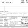 Bomag BW100AC 4 BW120AC 4 Hydraulic Schematic Drawing No 88003123 2006 EN DE 1
