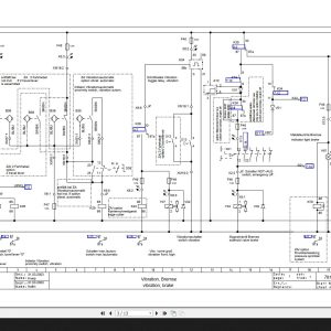 Bomag BW100 120AD AC 3 BW125ADH BW135 138AD AC C747B C754B Circuit Diagram Drawing No 78100128 2003 EN DE 1