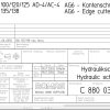 Bomag BW100 120 125 AD AC 4 BW135 138 Hydraulic Schematic Drawing No 88003079 2004 EN DE