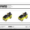 Bomag BW100 120 125 AD AC 4 Circuit Diagram Drawing No 88010063 2008 EN DE
