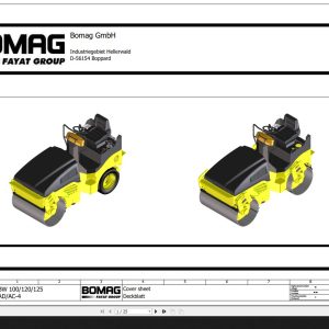 Bomag BW100 120 125 AD AC 4 Wiring Diagram Function 82 2011 EN DE 1