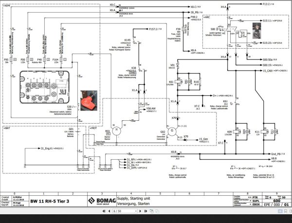 Bomag BW11RH 5 Tier 3 Wiring Diagram Function 600 2018 EN DE 1