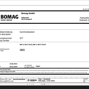 Bomag BW11RH 5T3f BW11RH 5TT4f Wiring Diagram Function 677 2020 EN DE