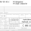Bomag BW120AD 4 Hydraulic Schematic Drawing No 88003150 2006 EN DE