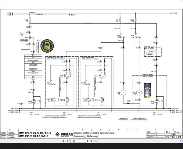 Bomag BW120 125 5 BW135 138 AD AC 5 Schematic Function 368 2016 EN DE 1 1