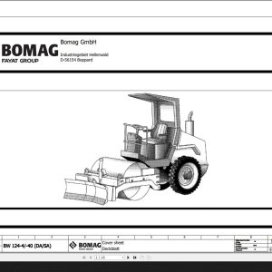 Bomag BW124 4 40 DA SA Wiring Diagram Function 262 2014 EN DE 1