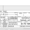Bomag BW131ACW 5 Hydraulic Schematic Drawing No 75190106 2015 EN DE