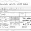 Bomag BW141AD 4 AM BW151AD 4 AM Hydraulic Schematic Drawing No 92010064 02 2005 EN DE