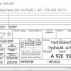 Bomag BW141AD 4 AM BW151AD 4 AM Hydraulic Schematic Drawing No A92010054 2005 EN DE