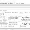 Bomag BW141AD 4 BW151AD 4 Hydraulic Schematic Drawing No 92010063 2005 EN DE
