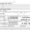 Bomag BW141AD 4 Hydraulic Schematic Drawing No A92010051 01 2004 EN DE