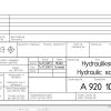 Bomag BW141AD 4 Hydraulic Schematic Drawing No A92010052 2003 EN DE