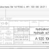 Bomag BW141AD 4AM BW151AD 4AM Hydraulic Schematic Drawing No A92010069 2005 EN DE 1