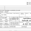 Bomag BW141AD 50 BW151AD 50 Hydraulic Schematic Drawing No A92111367 01 2012 EN DE