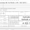 Bomag BW144AD 4 AM BW154AD 4 AM Hydraulic Schematic Drawing No 92010064 01 2005 EN DE