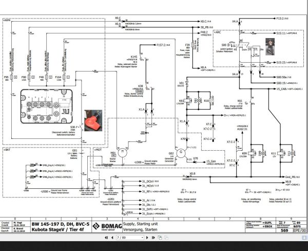 Bomag BW145 197D DH BVC 5 Kubota StageV Tier 4f Wiring Diagram Function 569 2019 EN DE 1
