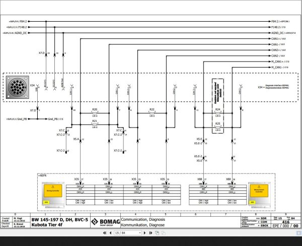Bomag BW145 197D DH BVC 5 Kubota Tier 4f Wiring Diagram Function 416 2016 EN DE 1