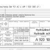 Bomag BW151 AC 4 AM Hydraulic Schematic Drawing No A92010056 02 2005 EN DE