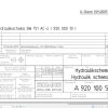 Bomag BW151 AC 4 Hydraulic Schematic Drawing No A92010057 01 2004 EN DE