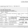 Bomag BW151 AC 4 Hydraulic Schematic Drawing No A92010057 03 2004 EN DE