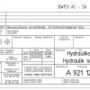 Bomag BW151 AC 50 Hydraulic Schematic Drawing No A92112575 01 2013 EN DE