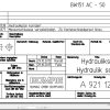 Bomag BW151 AC 50 Hydraulic Schematic Drawing No A92112575 02 2013 EN DE