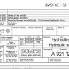 Bomag BW151 AC 50 Hydraulic Schematic Drawing No A92112575 03 2013 EN DE