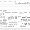 Bomag BW151 AD 5 AM Hydraulic Schematic Drawing No A92111365 2012 EN DE